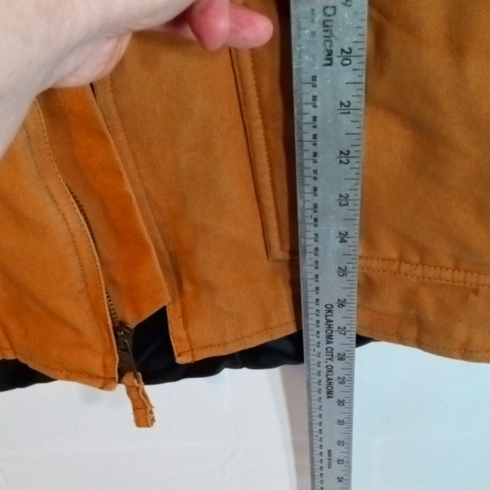 Big Smith Beautiful Men's Brown Orange Rugged Work/Hunting Vest Oversized 2xl - Picture 10 of 13